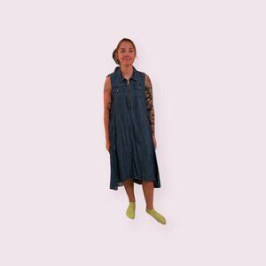 INC Denim Dress **Feminine with a Flare **NWT **End of Summer discount!